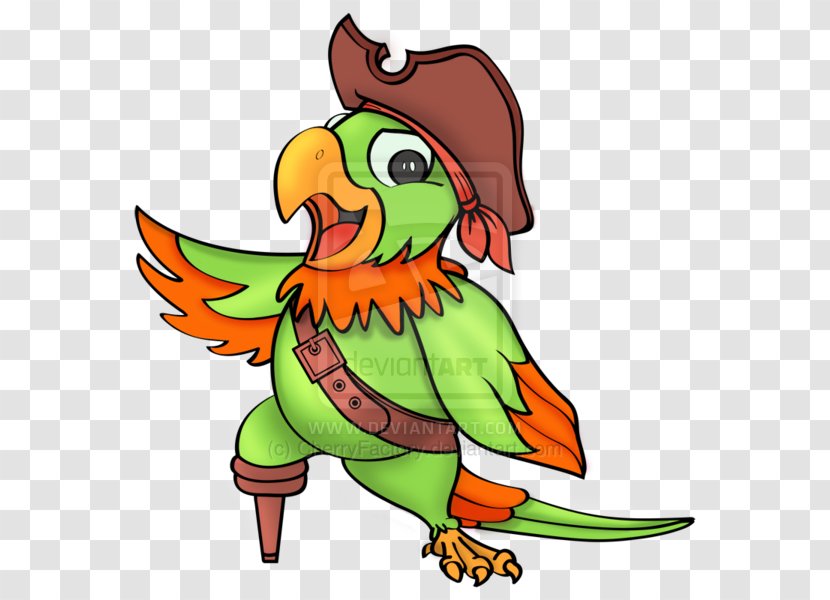 Amazon Parrot Piracy Clip Art - Bird - Pirate Transparent PNG