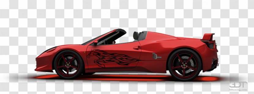 Ferrari 458 Car Motor Vehicle Automotive Design - F430 - Spyder Transparent PNG