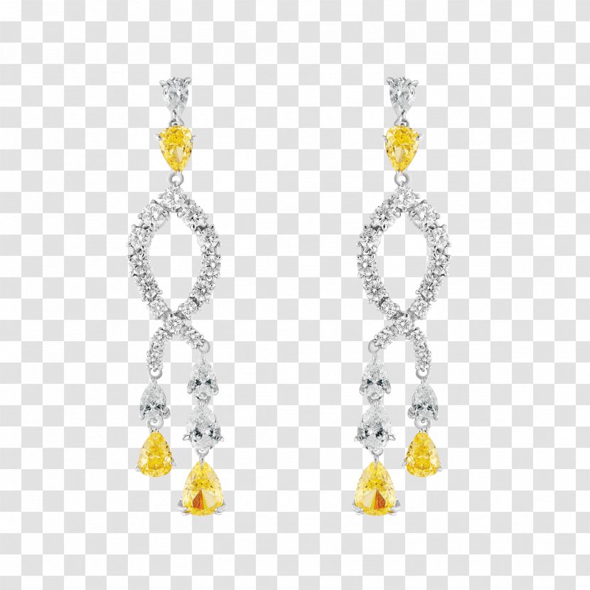 Earring Body Jewellery Diamond - Gemstone Transparent PNG