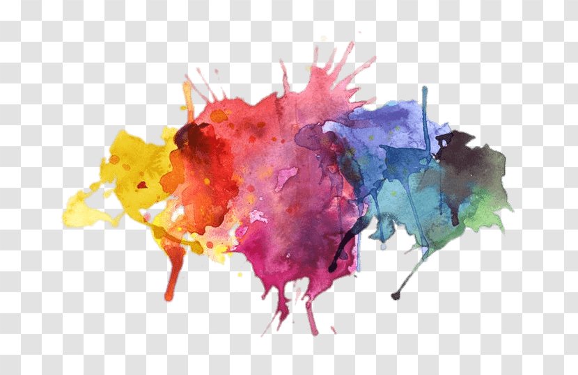 Watercolor Painting Splash - Color Transparent PNG