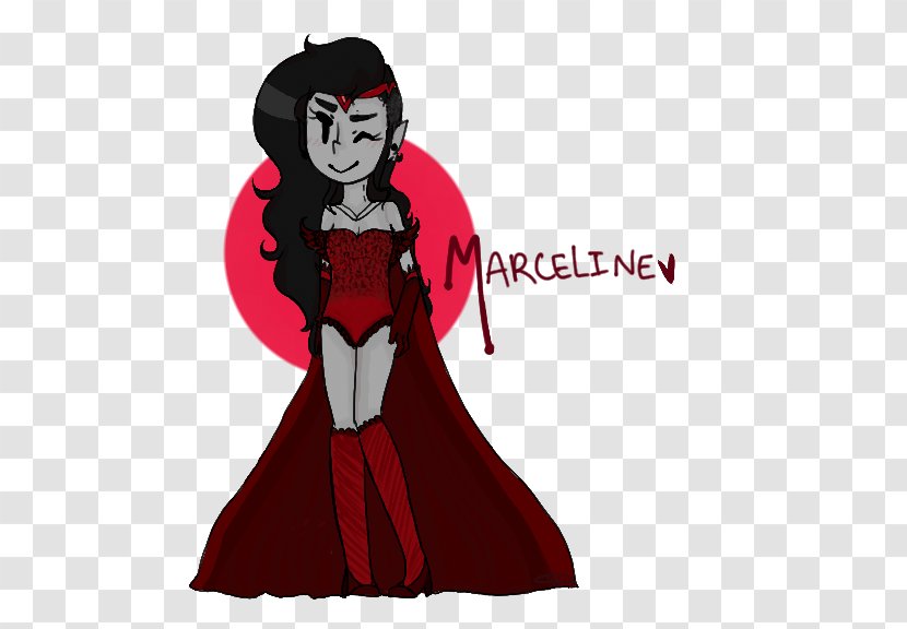 Costume Design Illustration Supervillain Animated Cartoon - Marceline The Vampire Queen Transparent PNG
