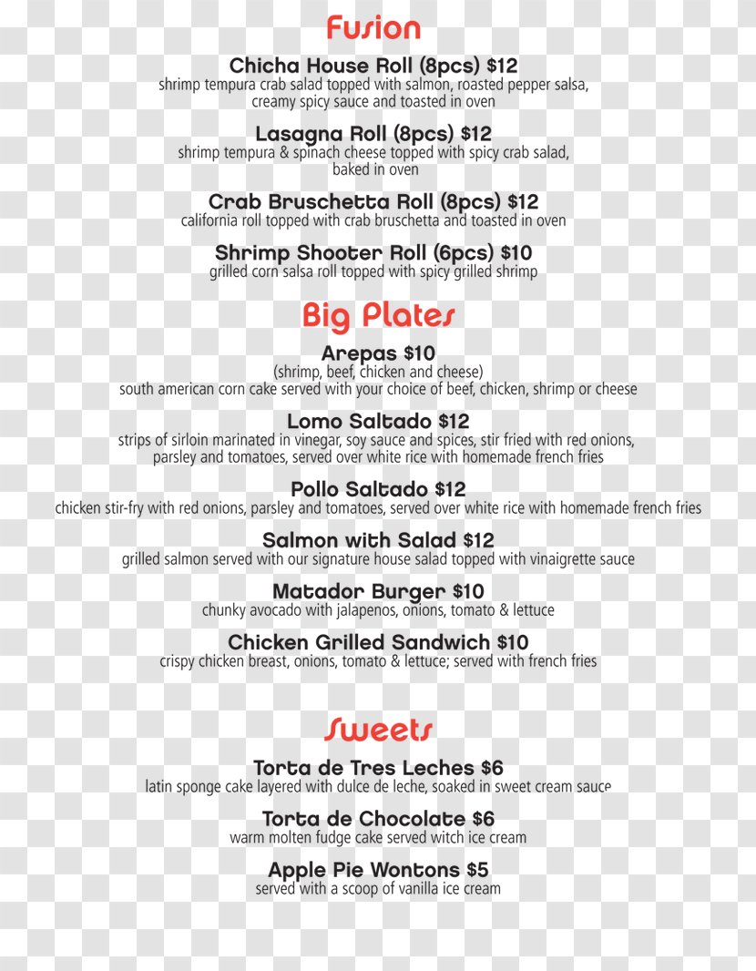 Menu Line - Document - Dinner Transparent PNG