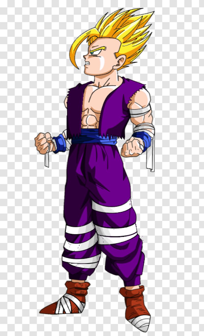 Gohan Cell - Watercolor - Boom Transparent PNG