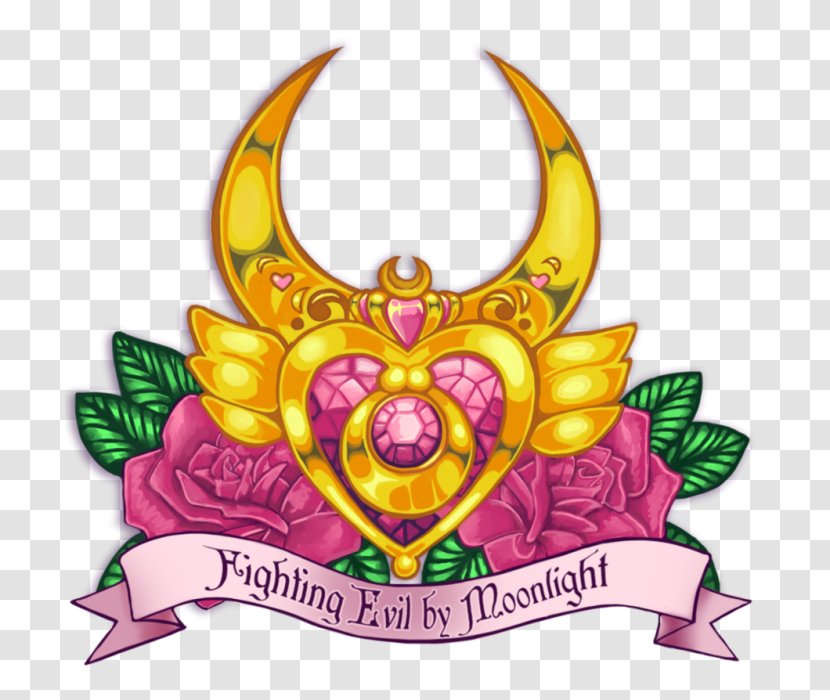 Sailor Moon Luna Chibiusa Venus Tattoo - Flower Transparent PNG