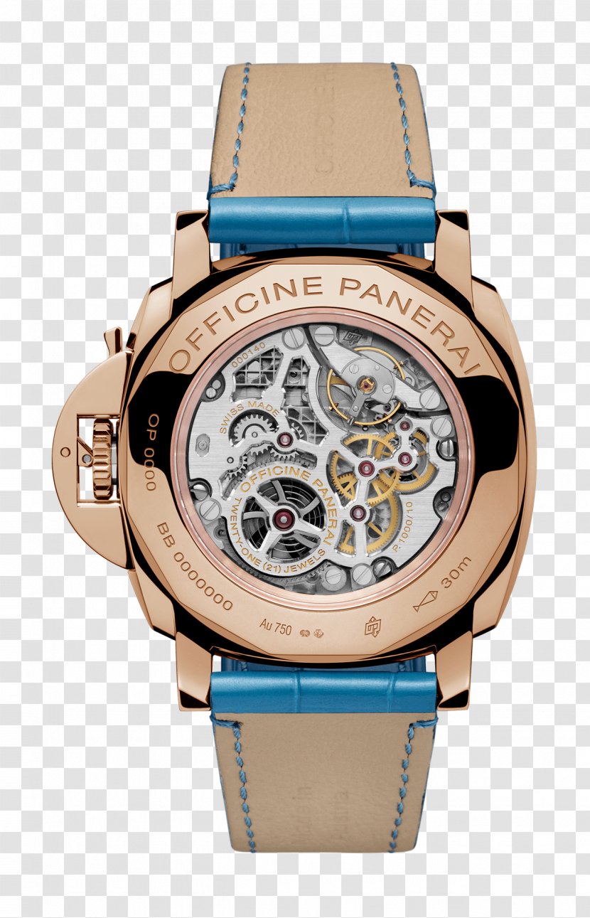 Panerai Watch Radiomir Omega SA Clock - Strap Transparent PNG