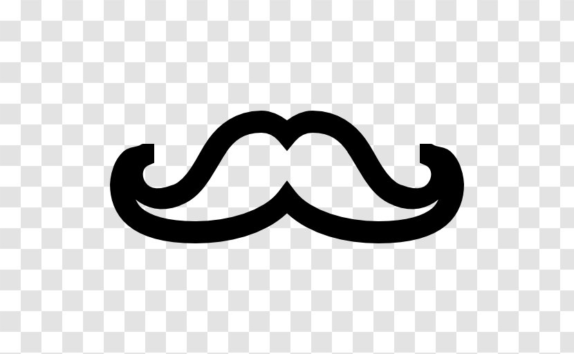 Moustache Beard Clip Art - Black And White - Mustache Transparent PNG