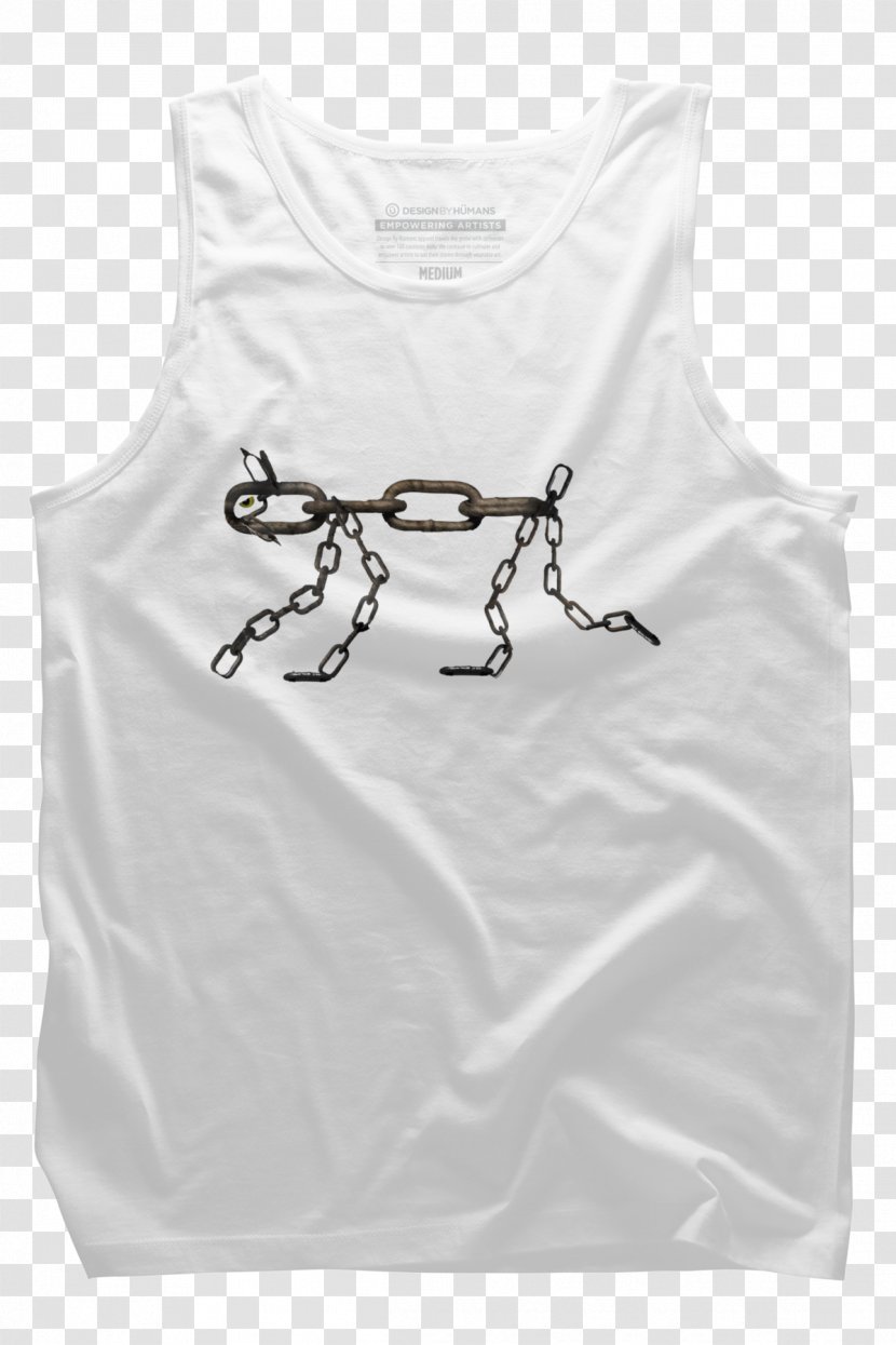 T-shirt Sleeveless Shirt Outerwear Font - White - Taobao / Lynx Design Transparent PNG