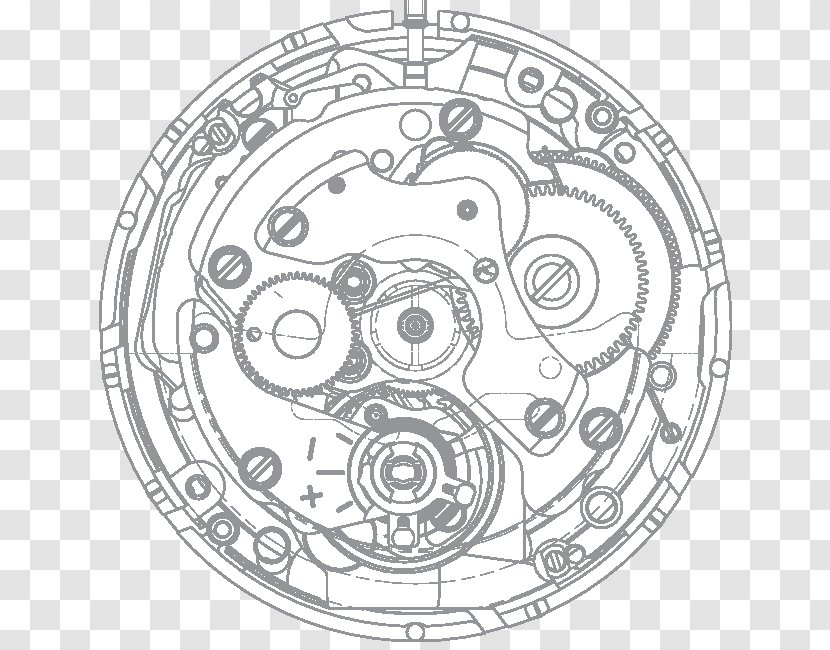 Automatic Watch Movement Seiko Mechanical - In Art Transparent PNG