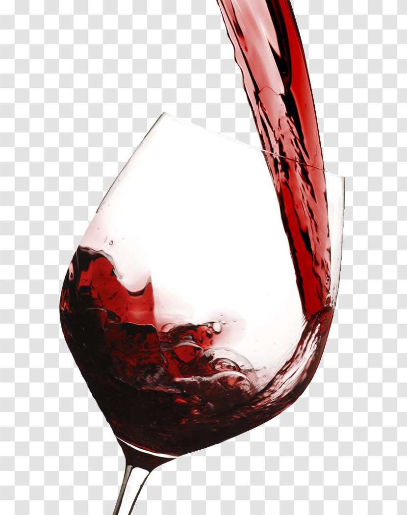 Red Wine Glass White Tasting - Wineglass Transparent PNG