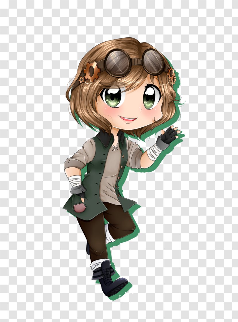 Brown Hair Cartoon Figurine Character - Heart - Congradulations Transparent PNG