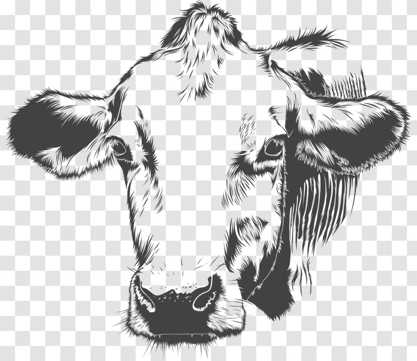 Cattle Dairy Farming - Cow - Head Transparent PNG