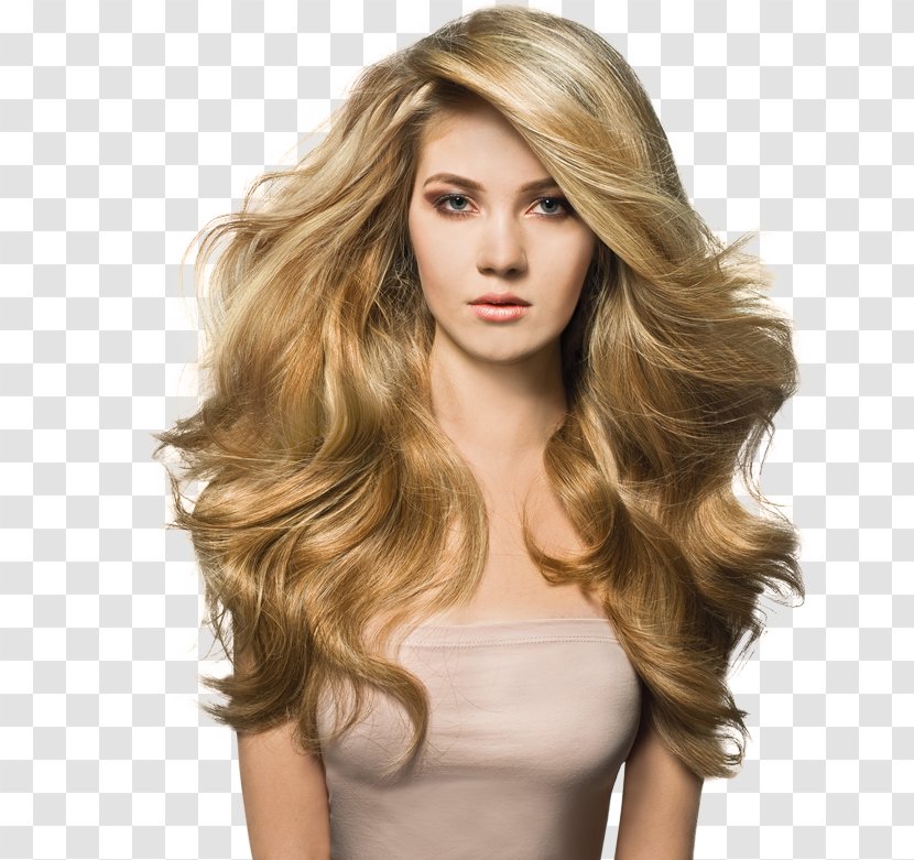 Hair Coloring Blond Step Cutting Layered - Caramel Color Transparent PNG