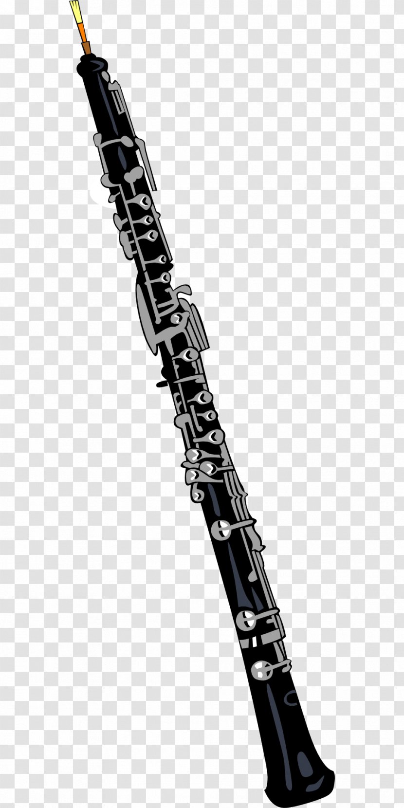 Oboe Musical Instruments Clip Art - Flower - Western Transparent PNG