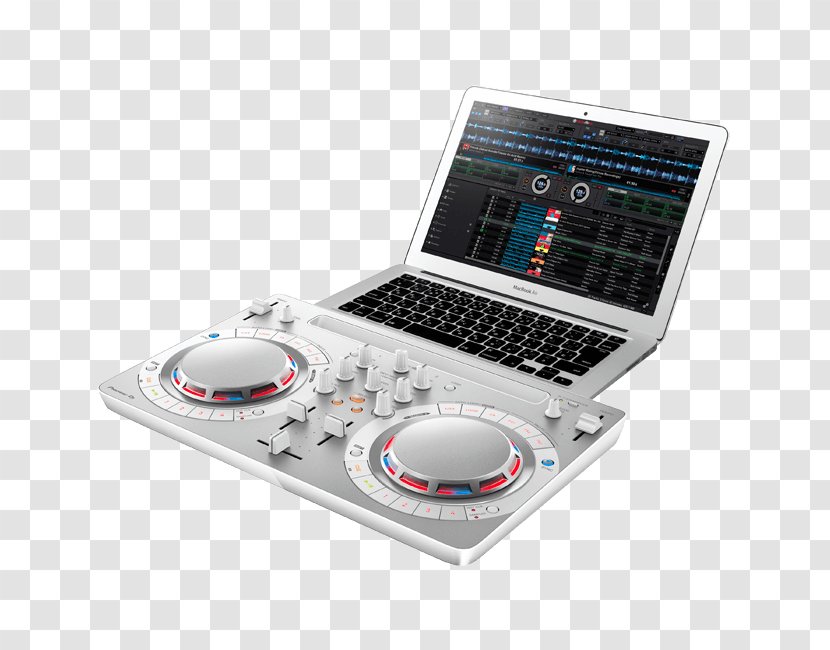 Pioneer Ddjwego4 Controller For Ipad / Pc Or Mac DDJWEGO4K DJ Disc Jockey Audio Mixers - Silhouette - Heart Transparent PNG