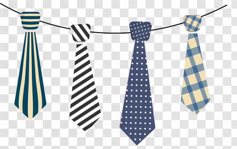 Necktie Line - Blue - Design Transparent PNG