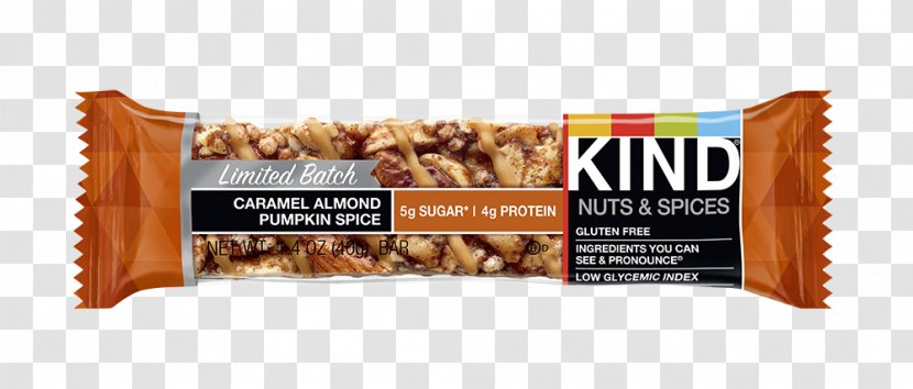 White Chocolate Kind Nut Bar - Caramel Transparent PNG