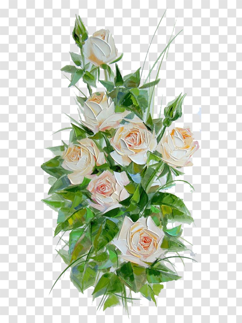 Visual Arts Oil Painting Painter - Drawing - White Roses Transparent PNG