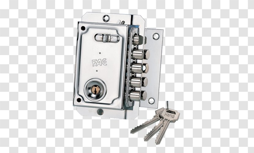 Rim Lock Door Latch Key - Hardware - Chromium Plated Transparent PNG