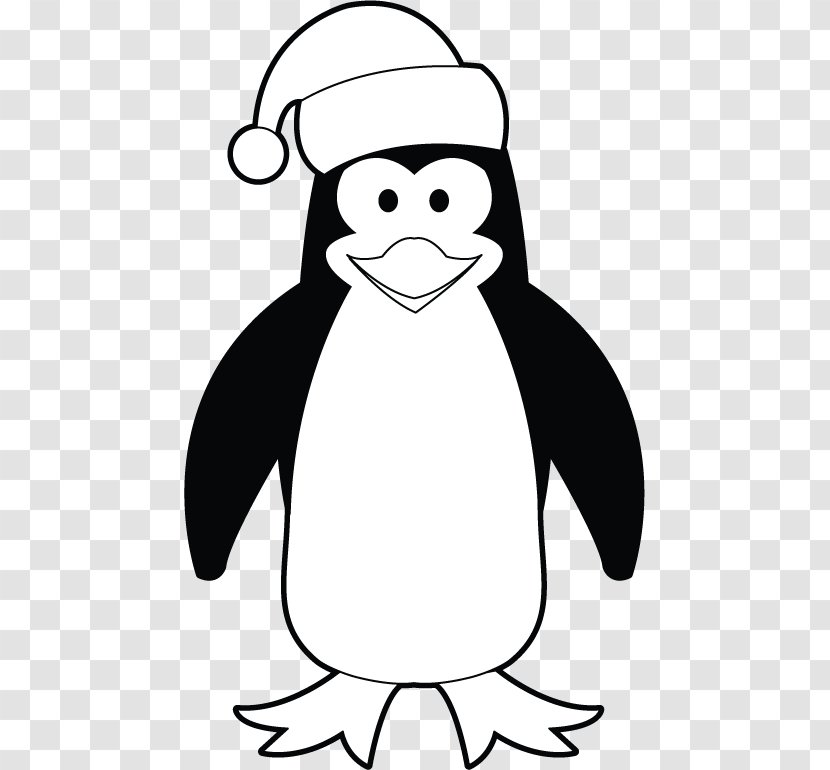 Clip Art Christmas Penguin - Monochrome Photography - Dog Wearing Tie Transparent PNG