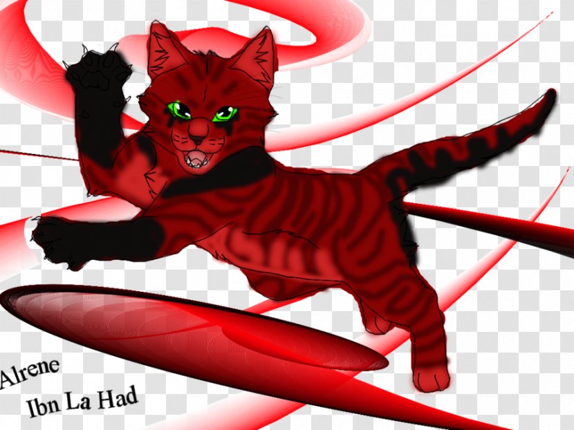 Cat Demon Tail Blood - Vertebrate Transparent PNG