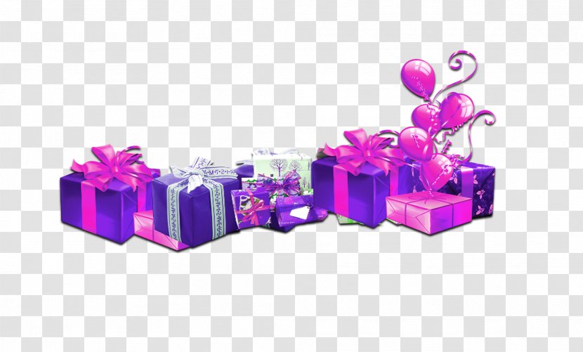 Gift Graphic Design Purple - Text - Box Image Transparent PNG