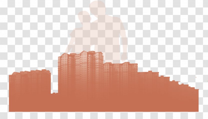 The Architecture Of City Red Designer - Orange - ​​building Transparent PNG