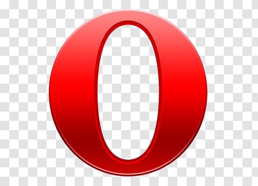 Circle Area Red - Opera Logo Transparent PNG