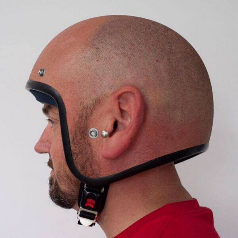 Motorcycle Helmets Bicycle Head - Scalp Transparent PNG