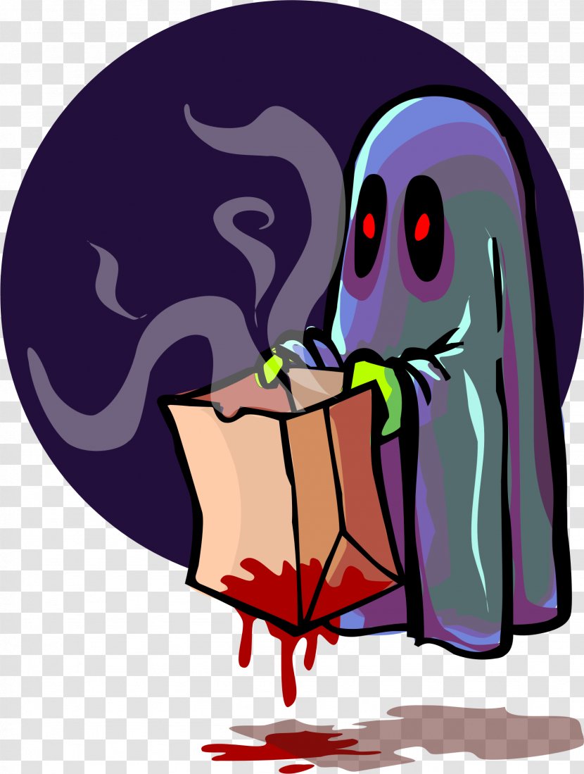 Trick-or-treating Halloween Ghost Party Clip Art - Flower Transparent PNG