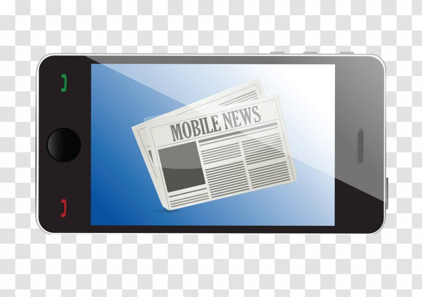 Newspaper Icon - Technology - Mobile Phone Newsletter Transparent PNG