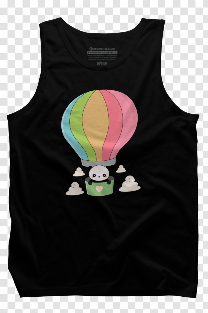 T-shirt Sleeveless Shirt Gilets Black M - Tshirt - Sloth Hanging Transparent PNG