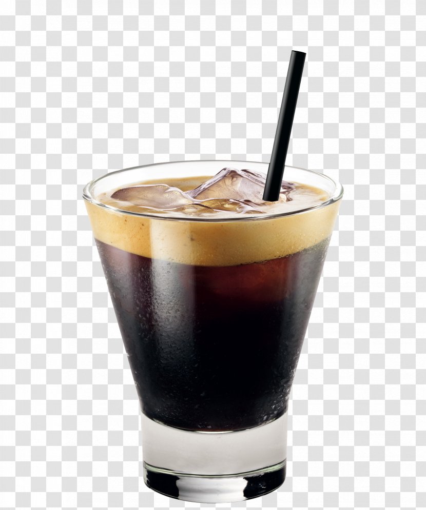 Frozen Food Cartoon - Iced Coffee - Lungo Floats Transparent PNG