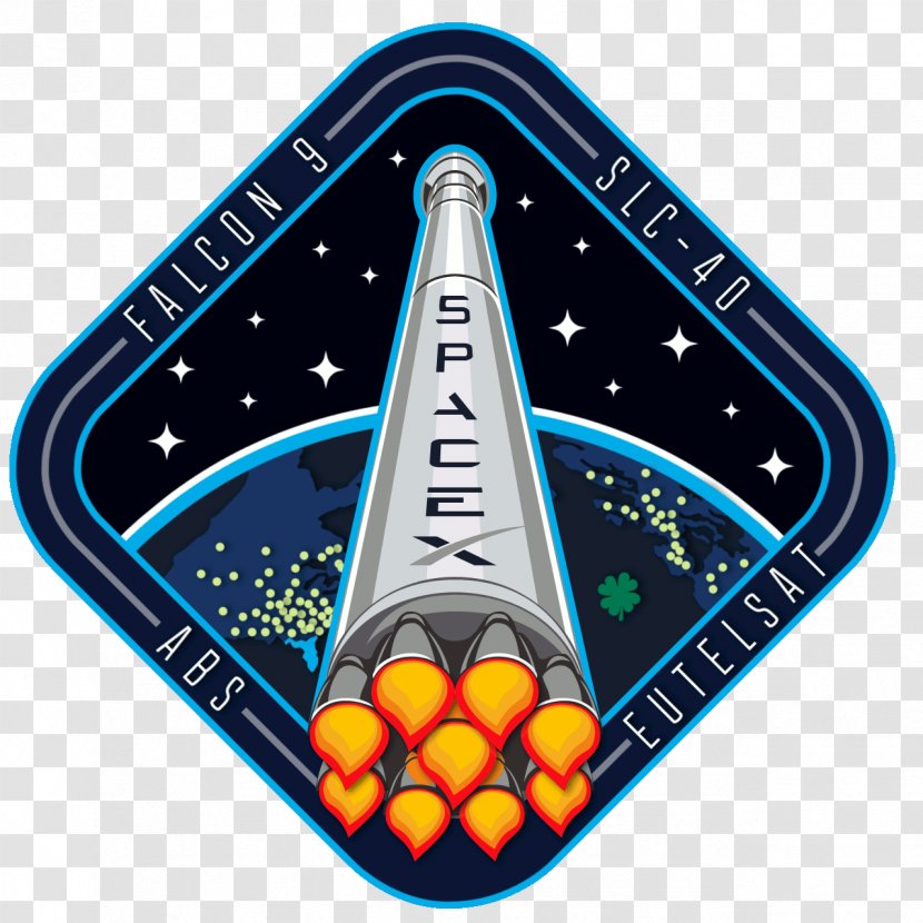 Cape Canaveral SpaceX Eutelsat 115 West B Falcon 9 Mission Patch - Signage - MISSION Transparent PNG
