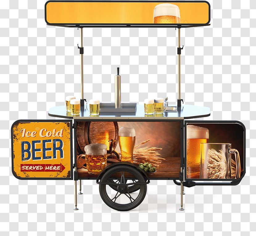 Beer Street Food Cart Transparent PNG
