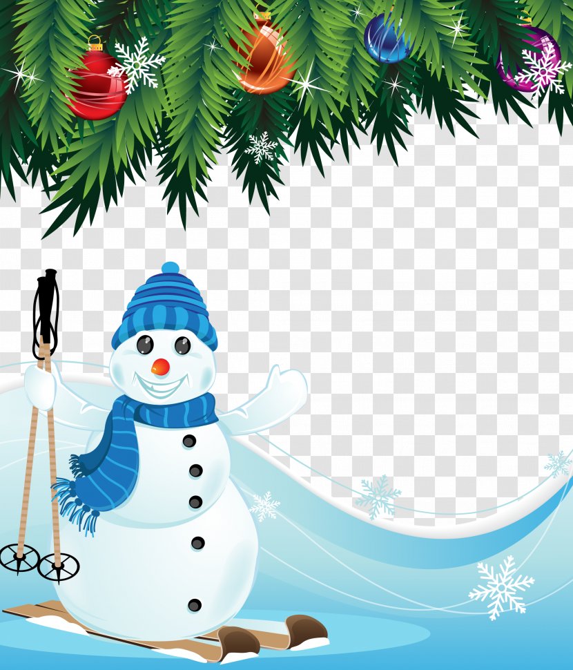 Snowman Stock Photography Illustration - Fir - Vector Transparent PNG