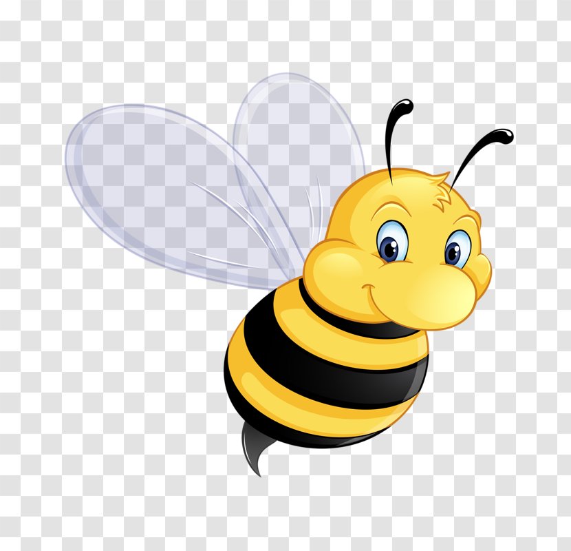 Bee Insect Maya Clip Art - Cute Transparent PNG