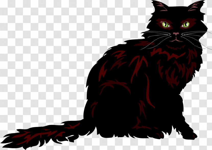 Black Cat Kitten Whiskers Persian British Shorthair - Beak - Cats Clipart Transparent PNG