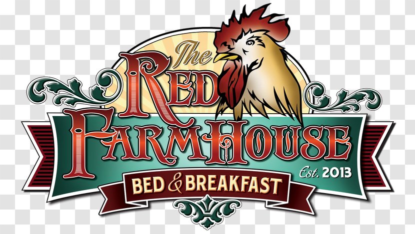The Red Farmhouse Bed & Breakfast And Silo - Cartoon Transparent PNG