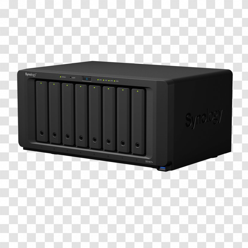 Synology Disk Station DS1817+ Network Storage Systems Inc. DiskStation Diskless Node - Stereo Amplifier - Aes Instruction Set Transparent PNG