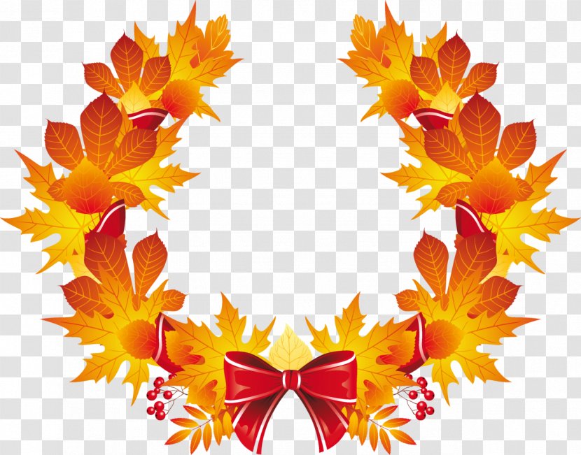 Knowledge Day School College September 1 Holiday - Leaf Wreath Transparent PNG