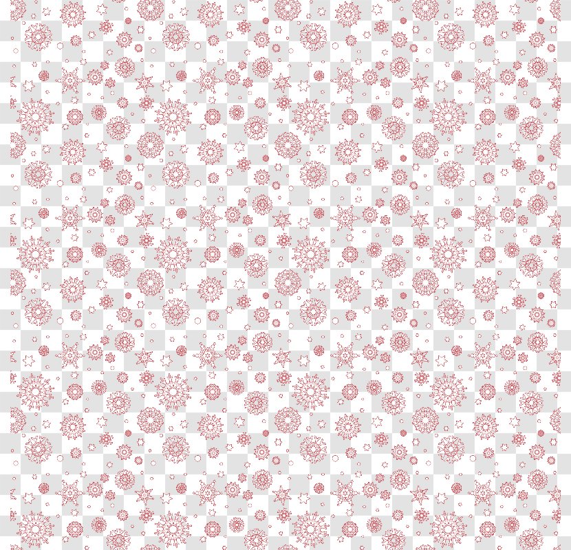 Textile Pattern - Texture - Little Snowflake Seamless Background Vector Transparent PNG