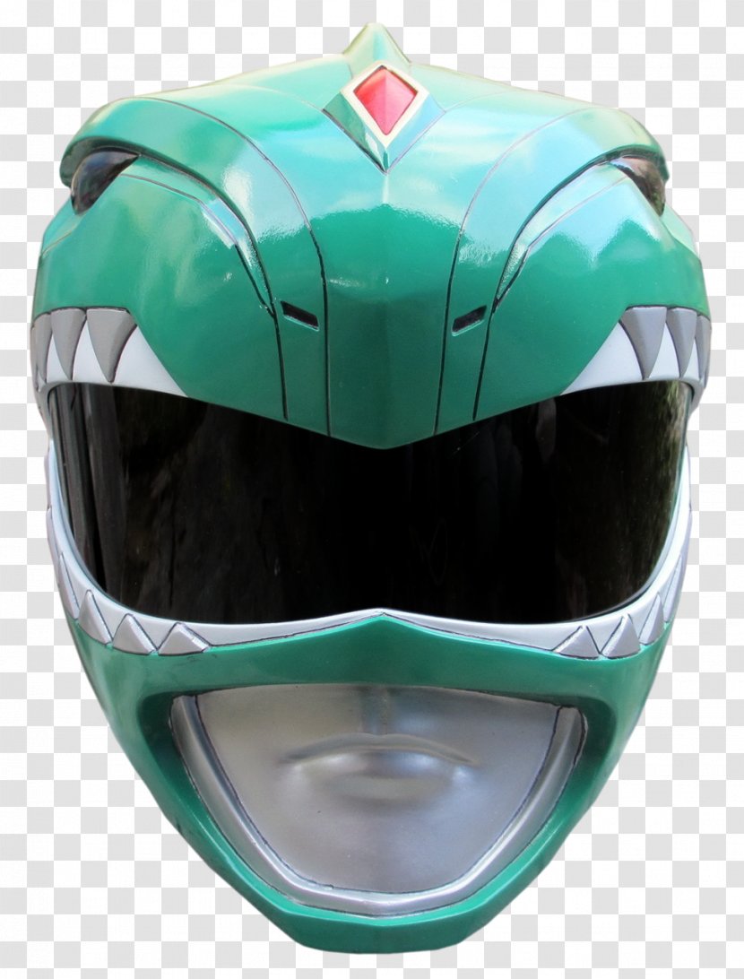 Tommy Oliver Power Rangers Mask Kimberly Hart Costume - Helmet Transparent PNG