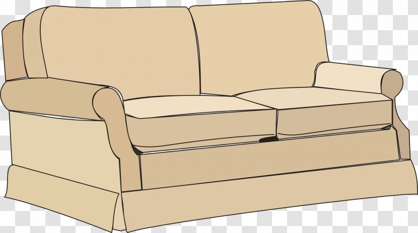 Couch Furniture Living Room Clip Art - House - Old Transparent PNG