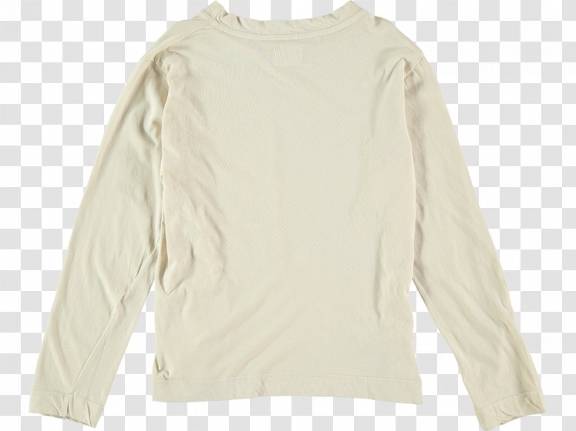 Long-sleeved T-shirt Shoulder Sweater - White Transparent PNG