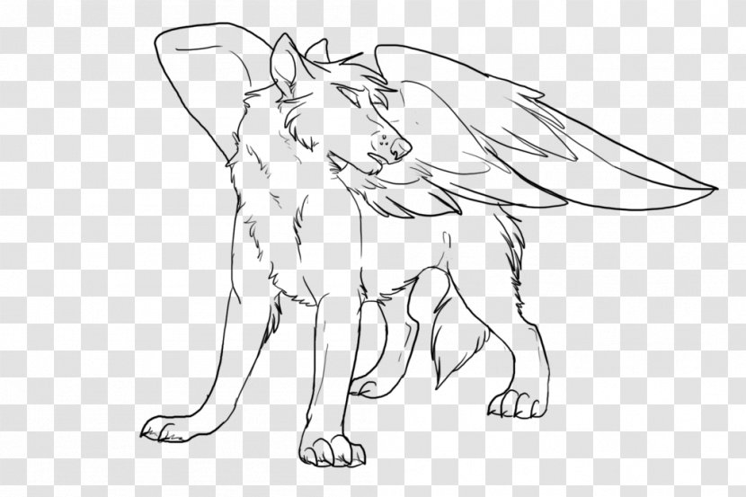 Coloring Book Dog Baby Wolves Puppy Drawing - Cartoon Transparent PNG