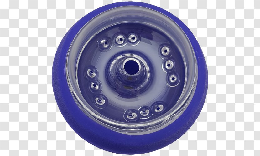 Alloy Wheel Rim Cobalt Blue - Glass Bowl Transparent PNG