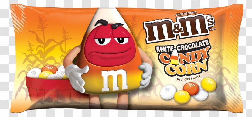 Candy Corn White Chocolate M&M's - Hershey Company - Peanut Flavor Transparent PNG