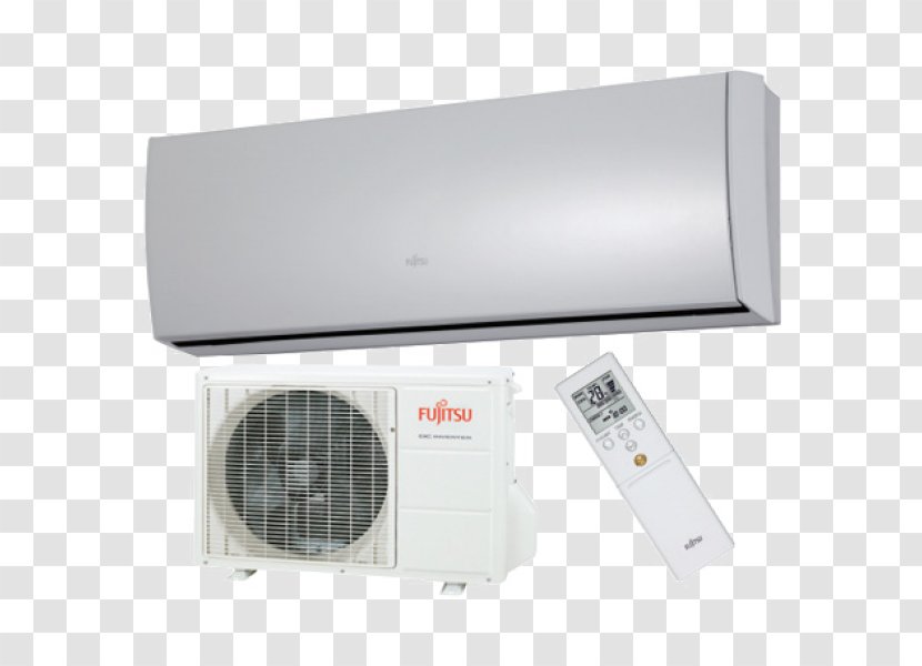 Air Conditioner Fujitsu Conditioning Power Inverters British Thermal Unit - Machine Transparent PNG