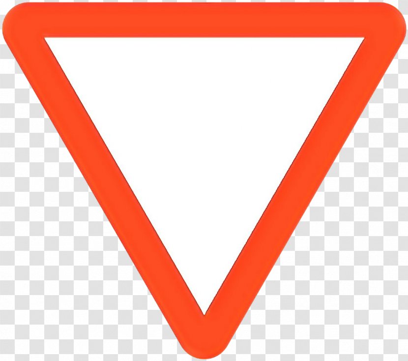 Red Line Clip Art Triangle Symbol - Cartoon Transparent PNG