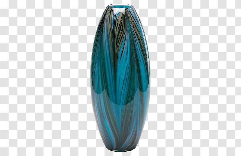 Peacock Vase Blue-green Ceramic - Cartoon - Flute Transparent PNG